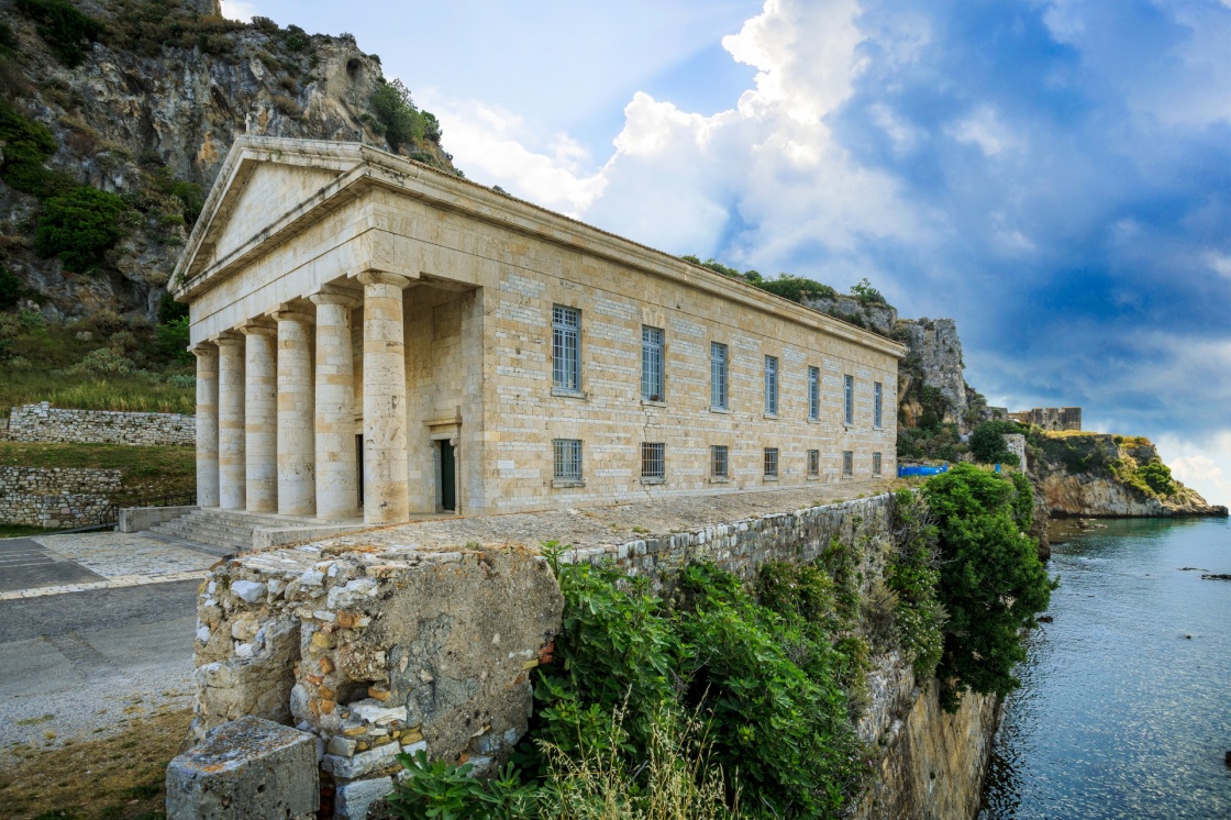 'Old byzantine fortress on the Greek island of Corfu (Kerkyra)' - Corfù